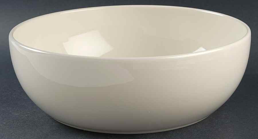 Sophia Cream 12" Large Salad Serving Bowl by Pottery Barn China-1