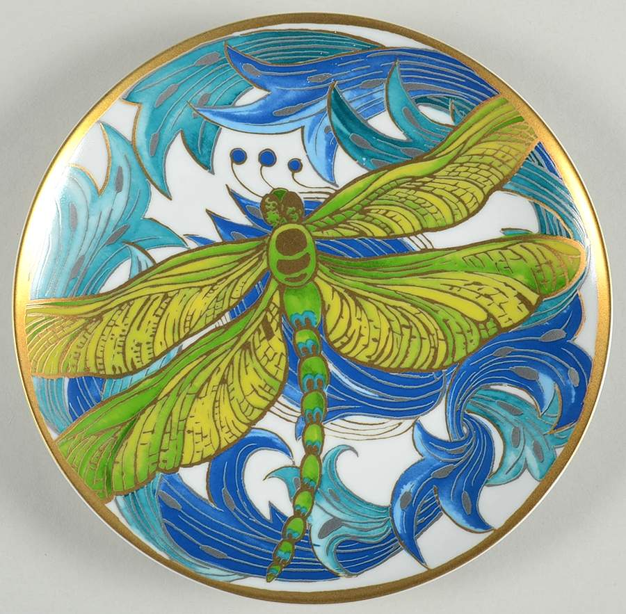 Art Nouveau Salad Plate by Pottery Barn China-1