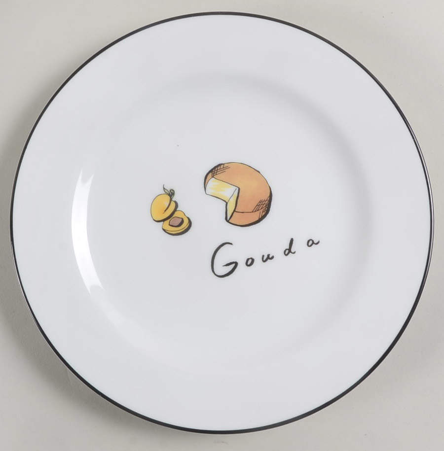 Cheese Salad Plate by Pottery Barn China-1