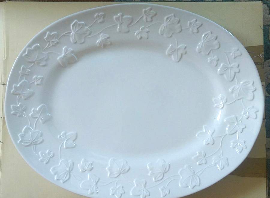 Vine 22" Oval Serving Platter by Pottery Barn China-1