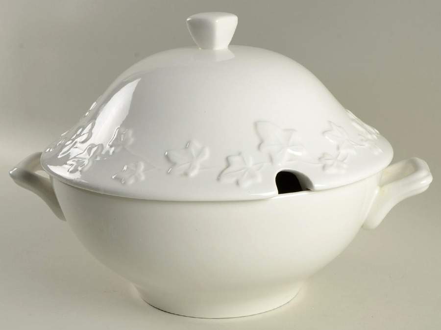 Vine Tureen &  Lid by Pottery Barn China-1