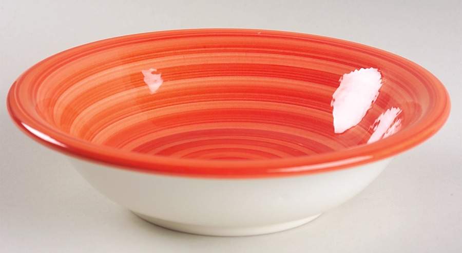 PER13 Red Coupe Soup Bowl by Pier 1-1