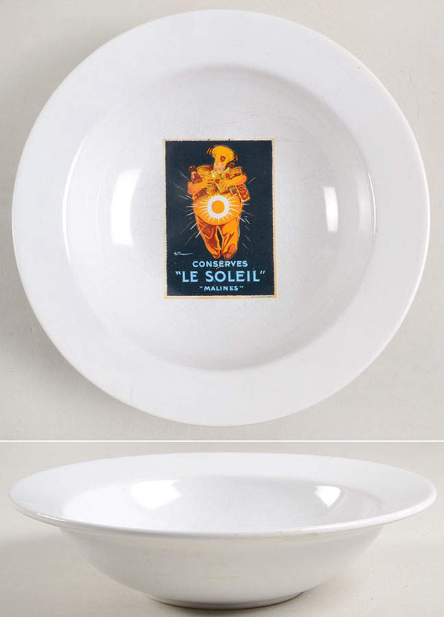 Vintage Posters 10" Individual Pasta Bowl by Pottery Barn China-1