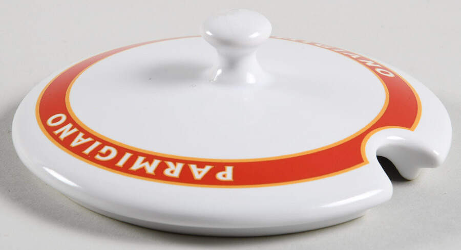 Vintage Posters Lid for Parmesan Pot by Pottery Barn China-1