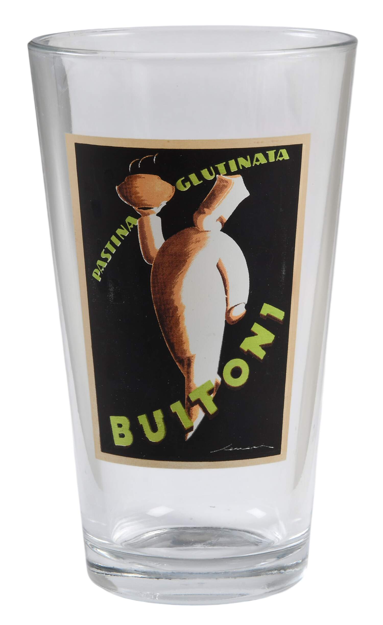Vintage Posters Glassware Tall Tumbler by Pottery Barn China-1