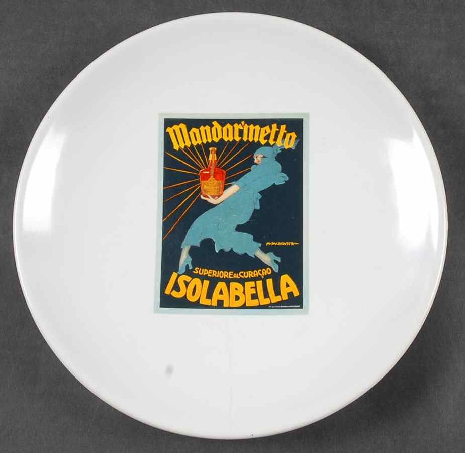 Vintage Posters Salad Plate by Pottery Barn China-1