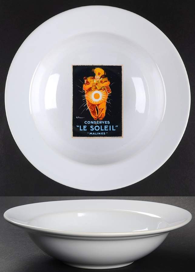 Vintage Posters 9" Individual Pasta Bowl by Pottery Barn China-1