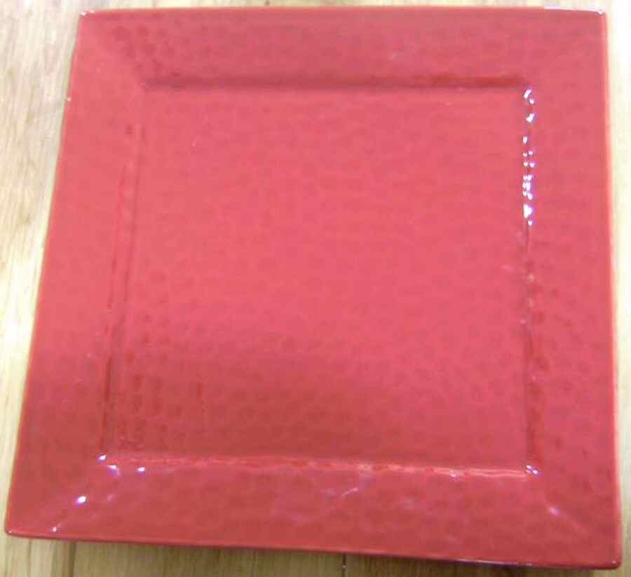 PMZ2 Red Dinner Plate by Primagera-1