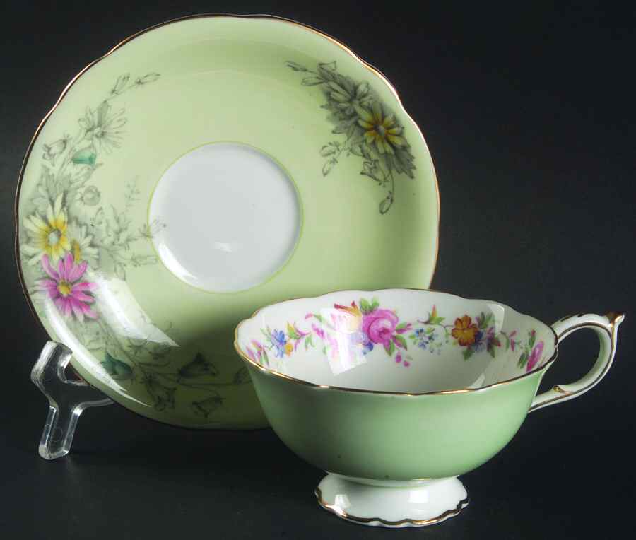 56771 Footed Cup & Saucer Set by Paragon-1