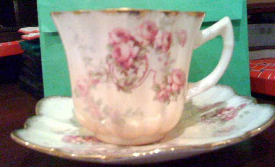 X418 Flat Cup & Saucer Set by Paragon-1