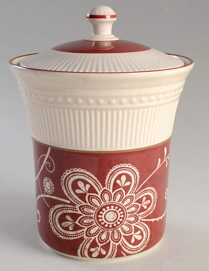 Maribeth Cookie Jar & Lid by Pier 1-1