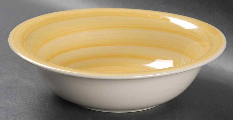 Swirl Golden Yellow Soup/Cereal Bowl by Philippe Richard-1