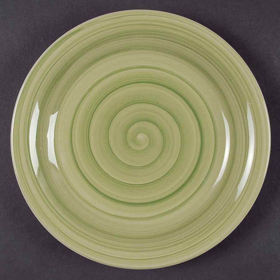 Swirl Pear Green Salad Plate by Philippe Richard-1