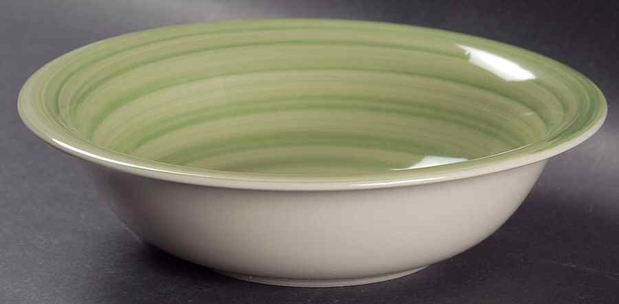 Swirl Pear Green Soup/Cereal Bowl by Philippe Richard-1