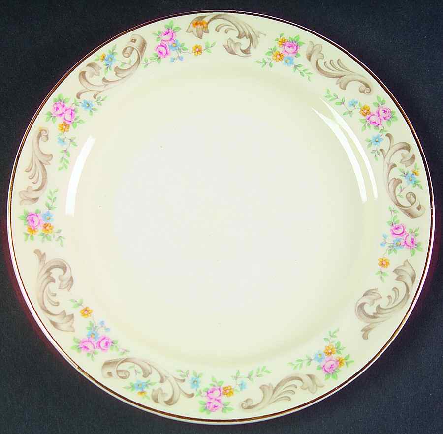 PCP259 Bread & Butter Plate by Paden City-1