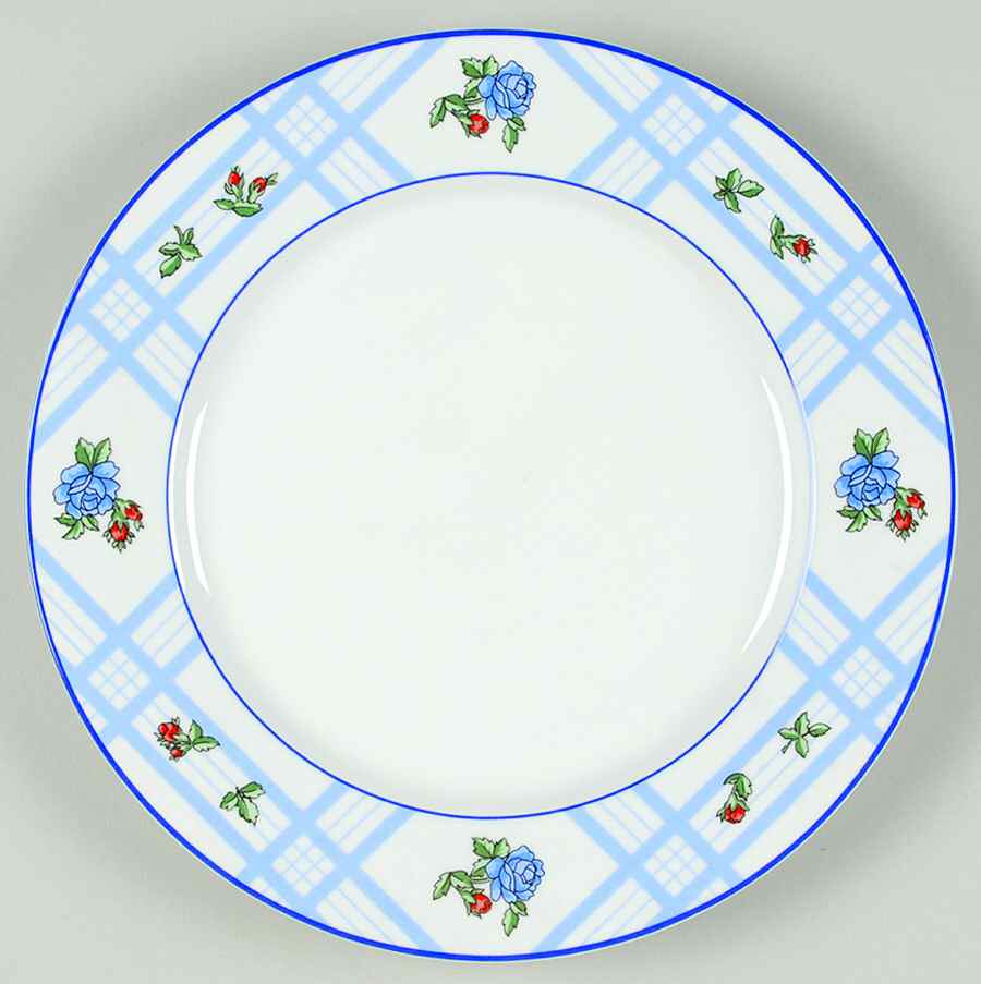 Country Roses Dinner Plate by Patra-1
