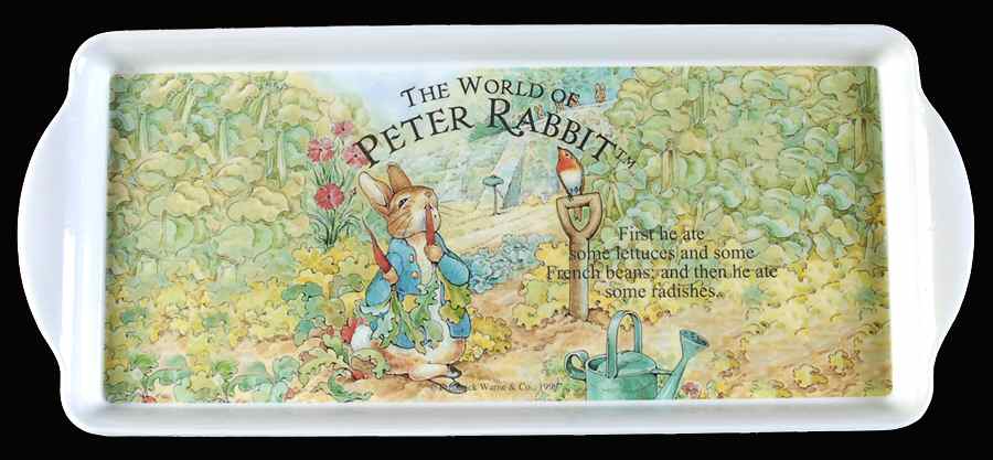 Beatrix Potter 14" Melamine Sandwich Tray by Pottery Barn China-1