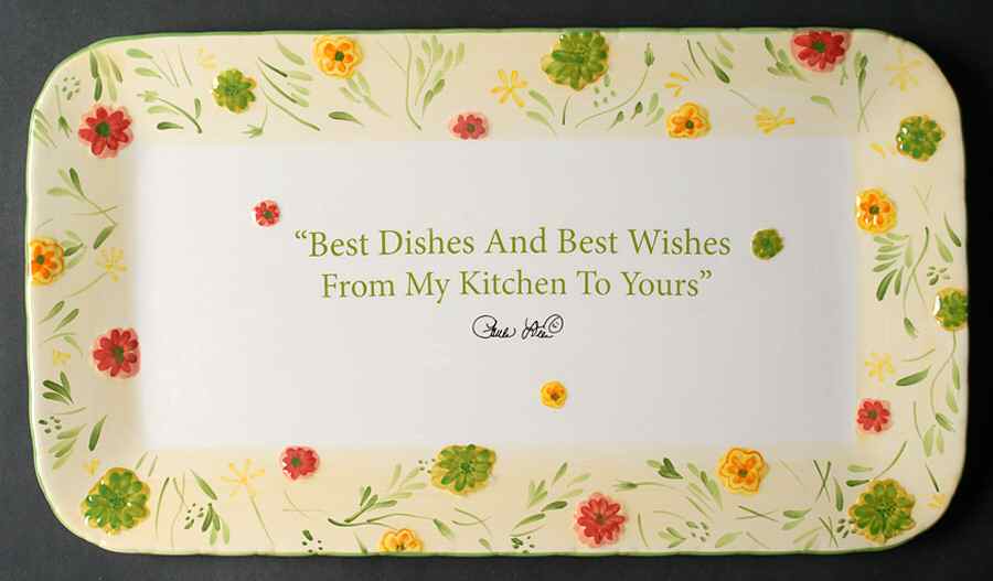 Garden Delights 17" Rectangular Serving Platter by Paula Deen-1