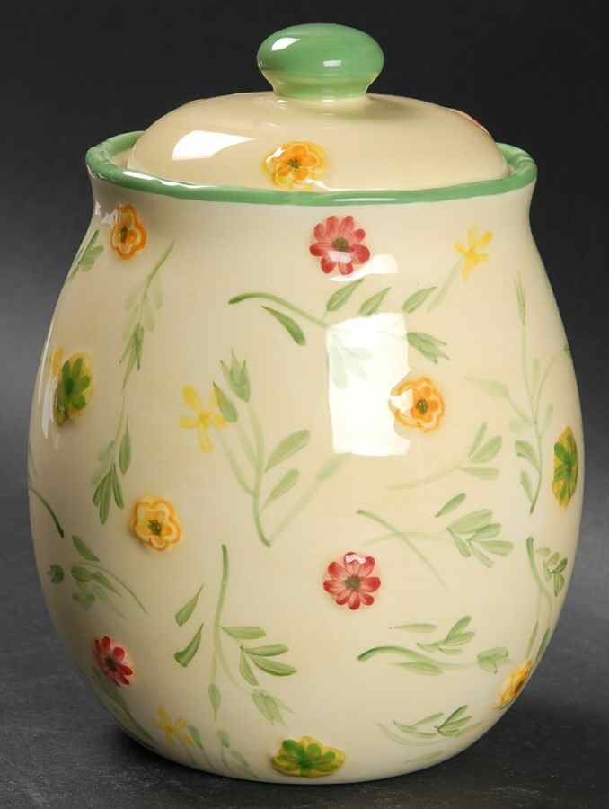 Garden Delights Medium Canister & Lid by Paula Deen-1