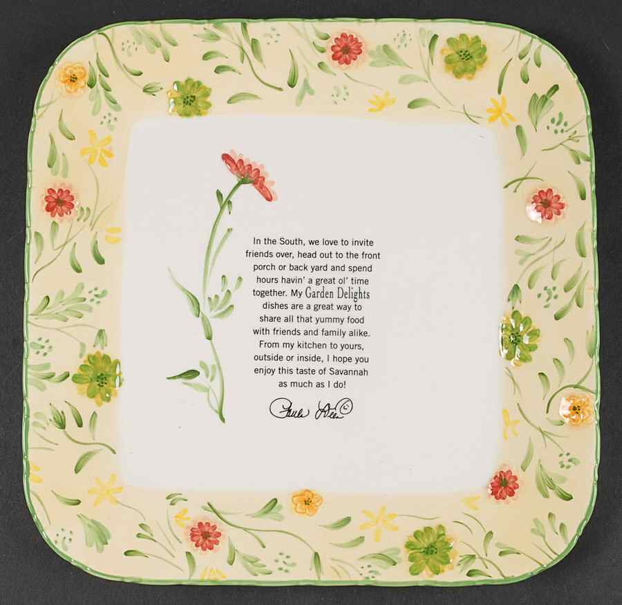 Garden Delights Collector Plate by Paula Deen-1