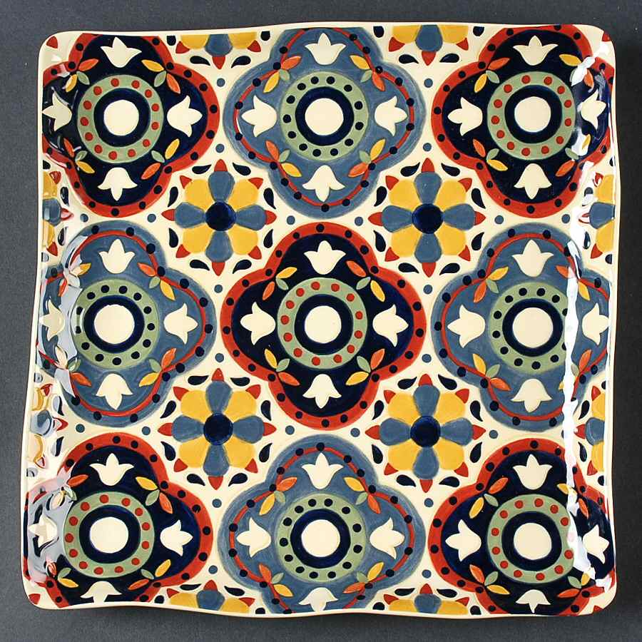 Dalila Square Dinner Plate by Pier 1-1
