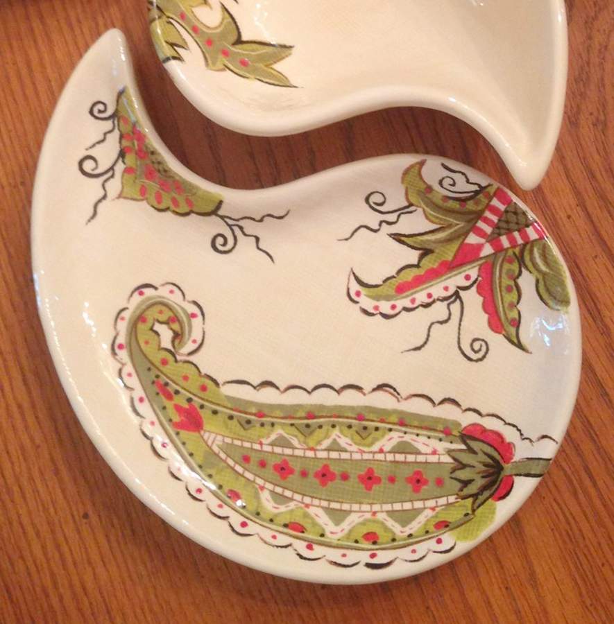 Paisley Accent Salad Plate by Pier 1-1