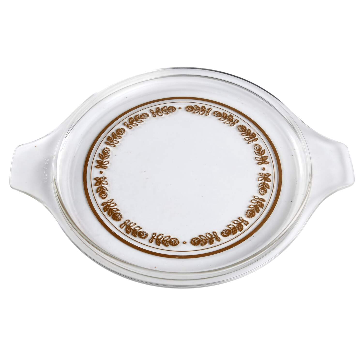 Old Orchard Lid for 2.5 Quart Round Casserole by Pyrex-1