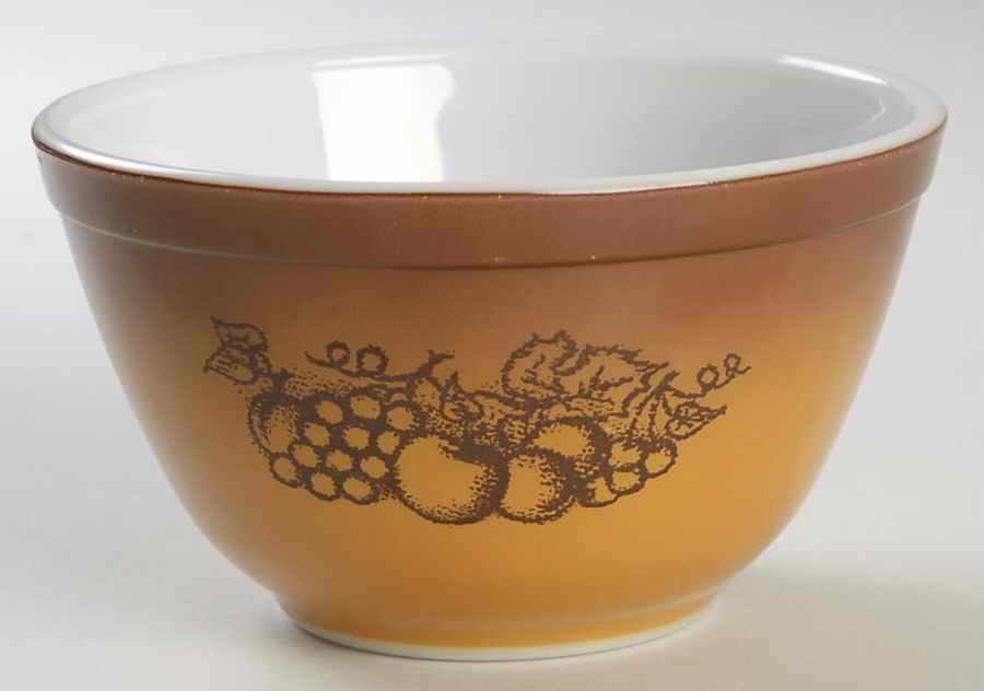 Old Orchard 5" Mixing Bowl by Pyrex-1