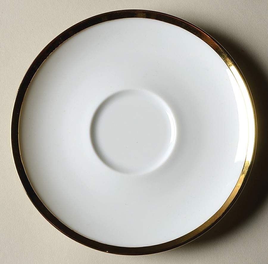 Cercle d'Or Et d'Argent Saucer for Footed Cup by Puiforcat-1