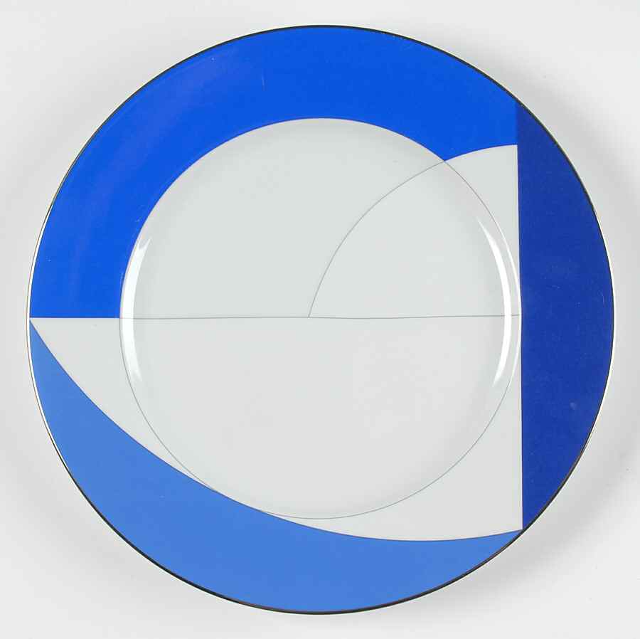 Voiles (Cobalt Blue) Dinner Plate by Puiforcat-1