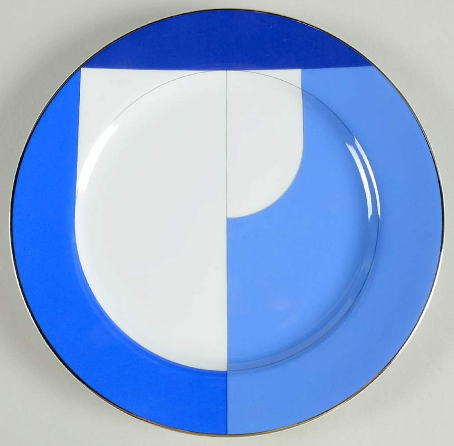 Voiles (Cobalt Blue) Dessert/Pie Plate by Puiforcat-1