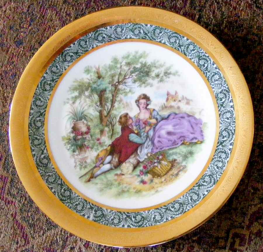 Legel Dinner Plate by Porcelaine d'Art-1