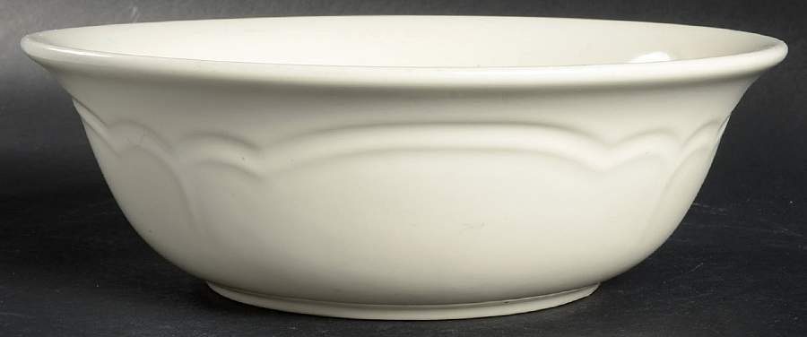 Color Medley Buff Glossy 8" Round Vegetable Bowl by Pfaltzgraff-1
