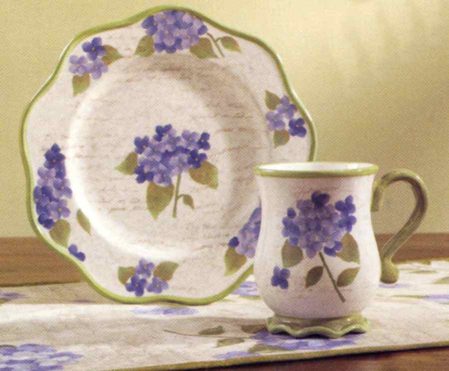 Hydrangea Salad Plate by Park Designs-1