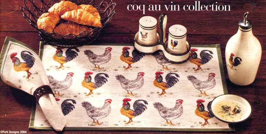 Coq Au Vin Cloth Placemat by Park Designs-1