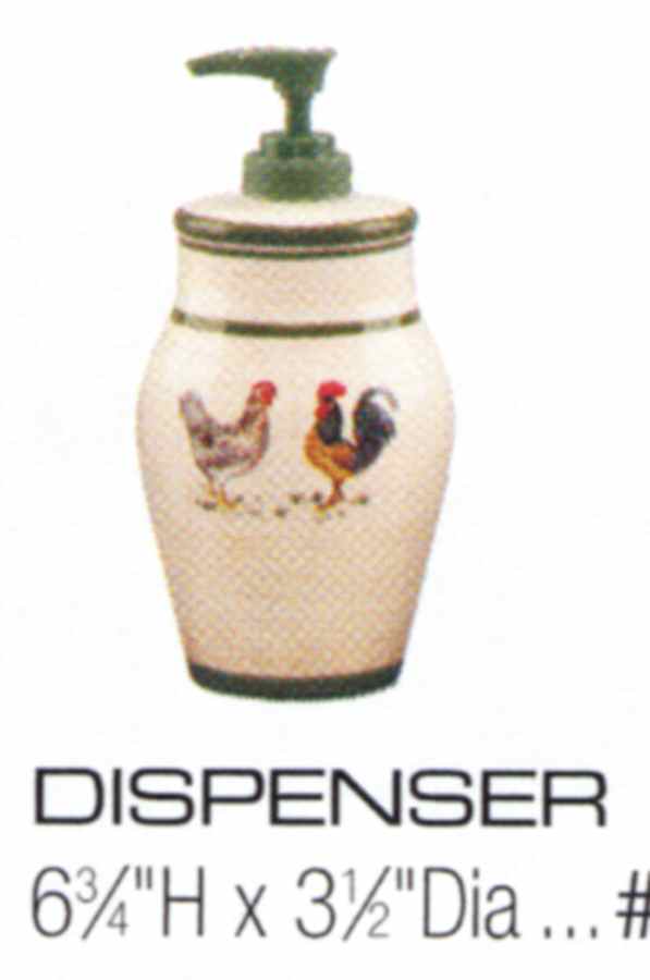 Coq Au Vin Lotion/Soap Dispenser by Park Designs-1