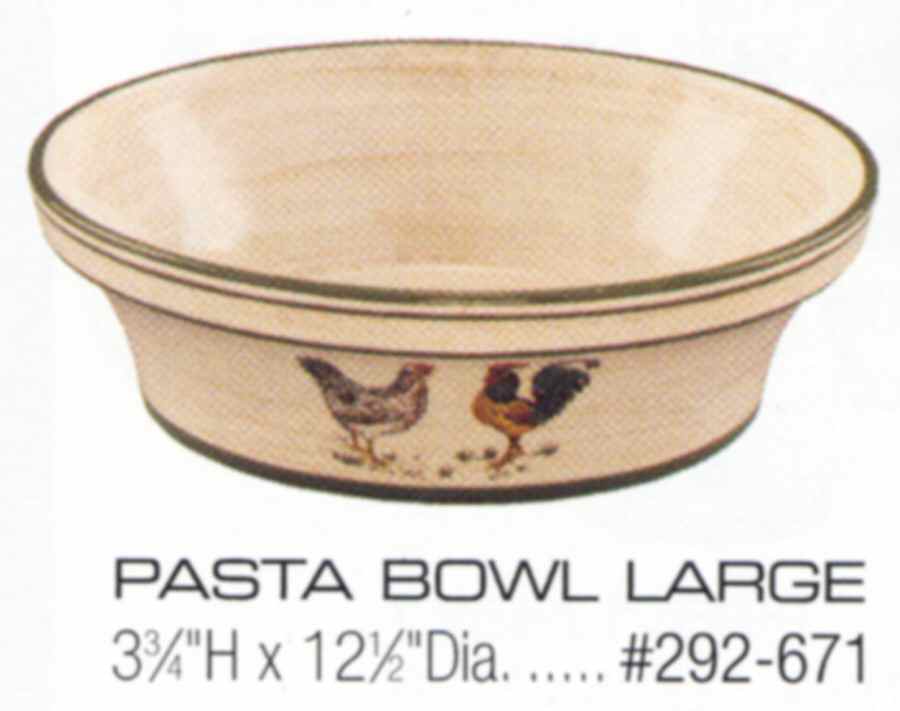 Coq Au Vin 12" Pasta Serving Bowl by Park Designs-1