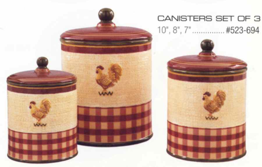Rise'n Shine Large Canister & Lid by Park Designs-1