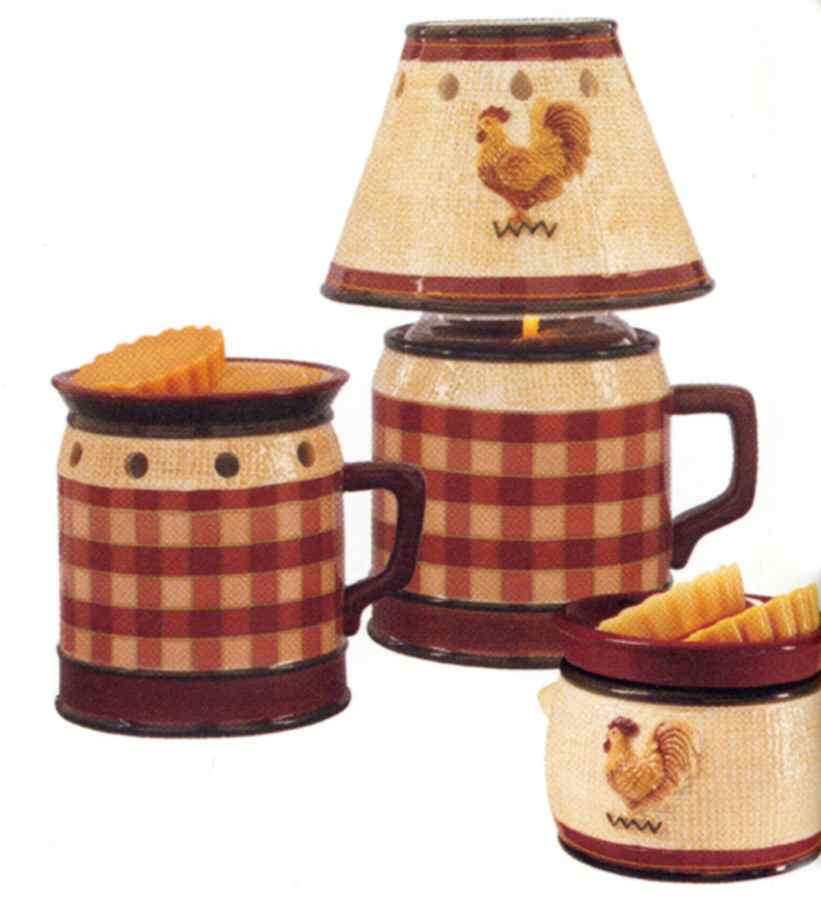 Rise'n Shine Candle Lamp & Shade by Park Designs-1