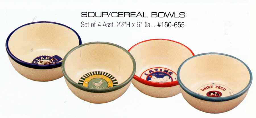 Farmhouse Soup/Cereal Bowl by Park Designs-1