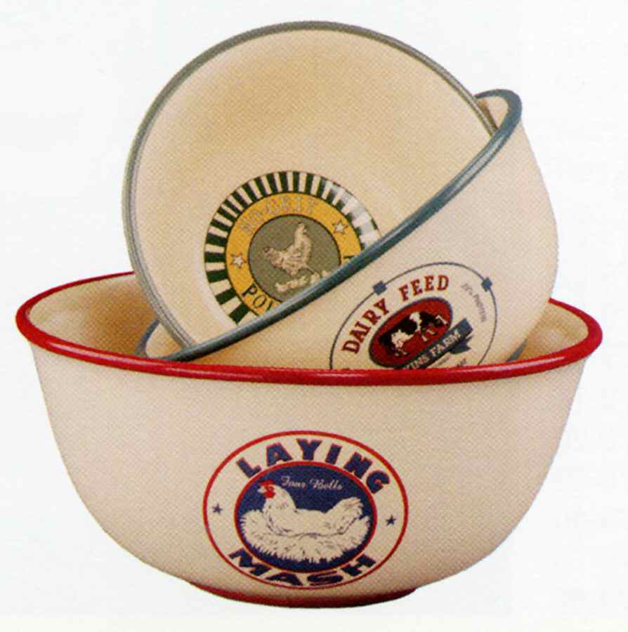 Farmhouse Mixing Bowl Set (MB10, MB8, MB7) by Park Designs-1