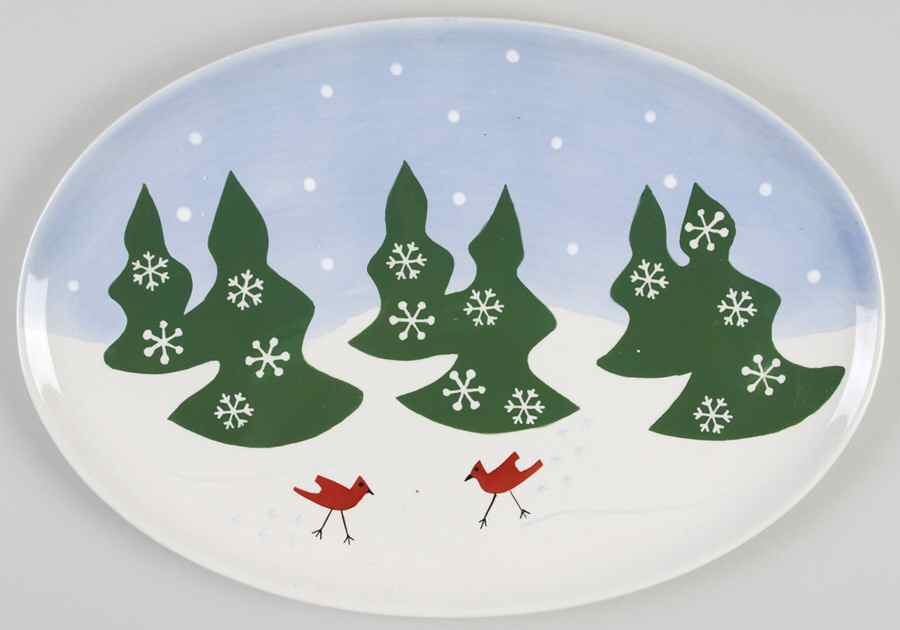 PRH10 13" Oval Serving Platter by Princess House-1