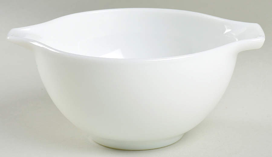 Opal (Milkglass) 7" Cinderella Mixing Bowl by Pyrex-1