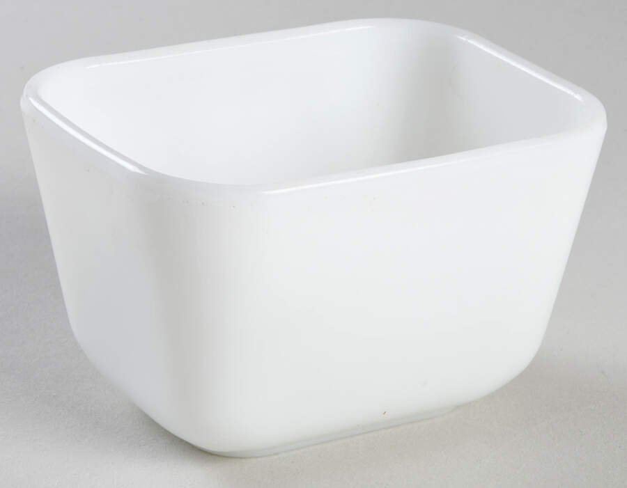 Opal (Milkglass) Small Refrigerator Jar No Lid by Pyrex-1