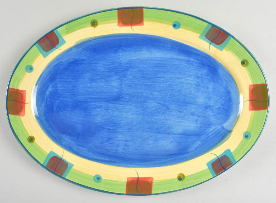 Mesa 14" Oval Serving Platter by Pfaltzgraff-1