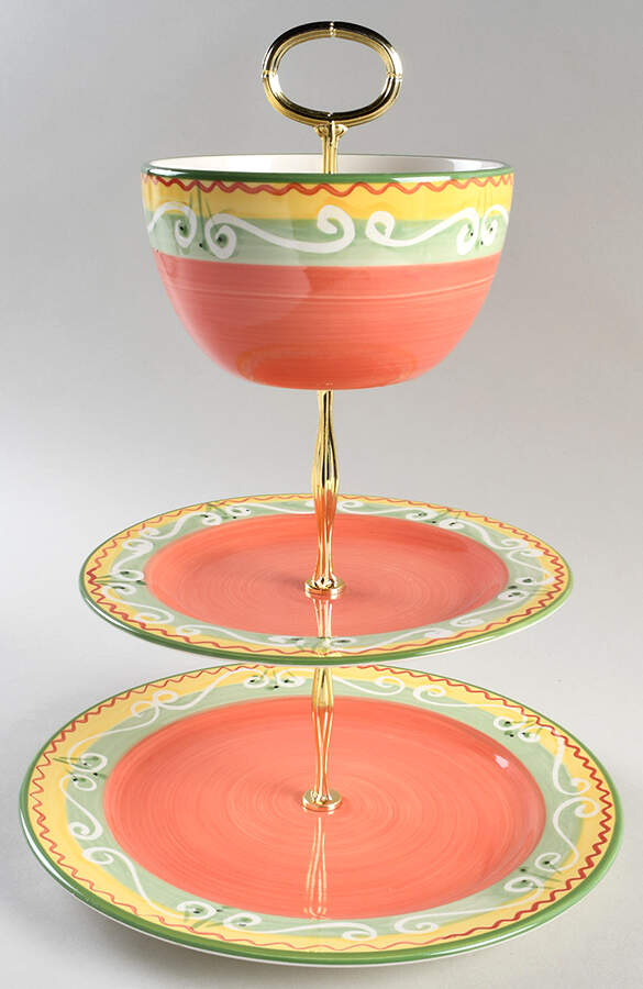 Garden Sunrise Tiered Fruit Dip HC by Pfaltzgraff-1
