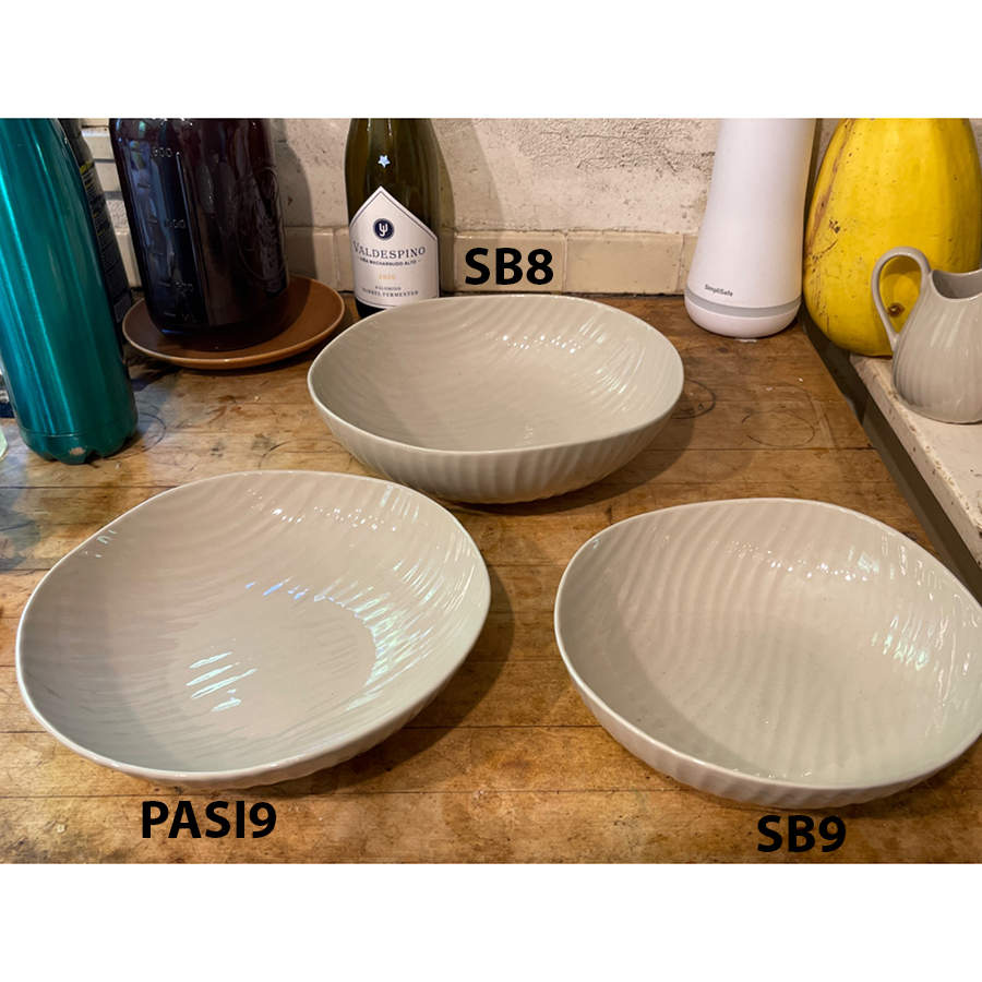 White Oak Pebble 8" Salad Serving Bowl by Portmeirion-1