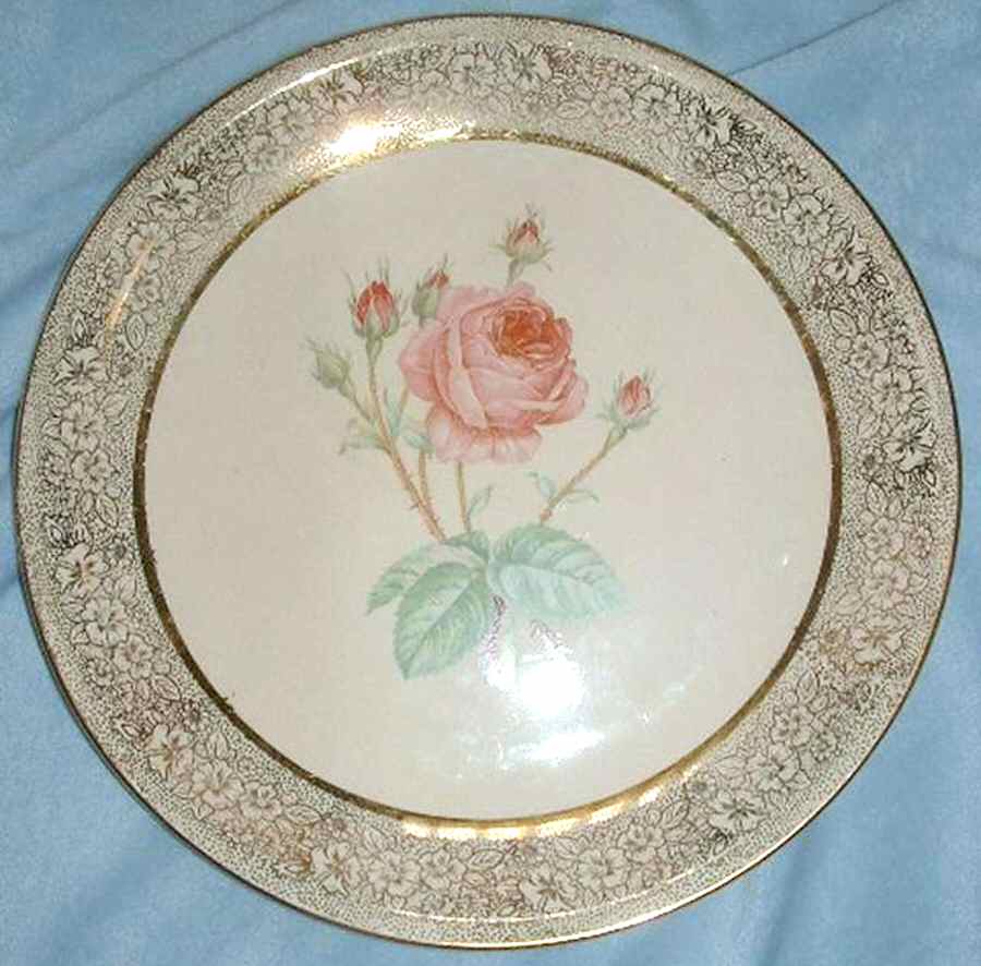 PCP262 12" Chop Plate (Round Platter) by Paden City-1