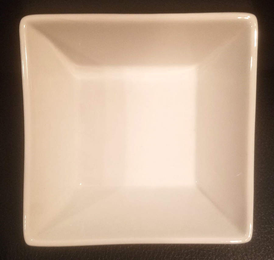 Great White Square Condiment Bowl by Pottery Barn China-1