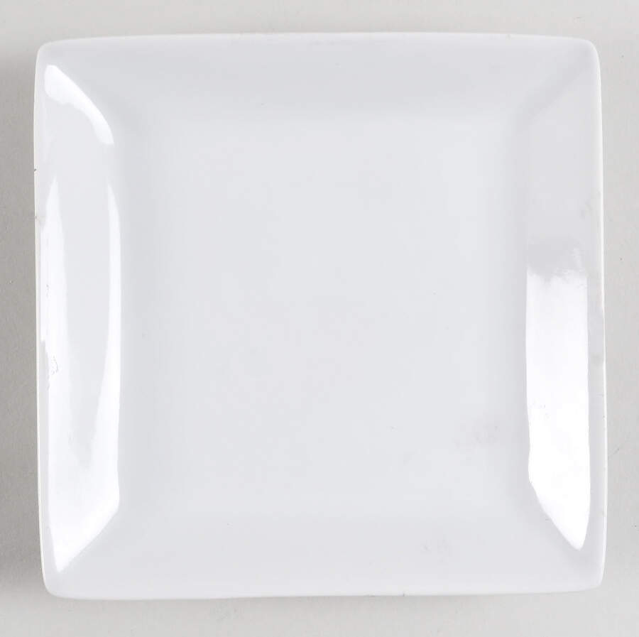 Great White Square Bread & Butter Plate by Pottery Barn China-1